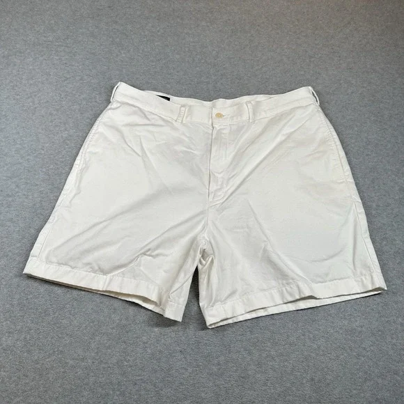 Lands' End Shorts Lands End Shorts Mens 36 White Flat Front